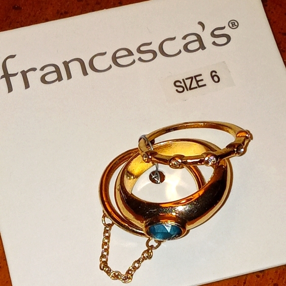 Francesca's Ring Set Size 6 - Picture 1 of 5